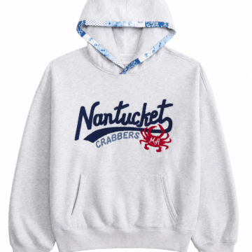 Light Heather Gray Relaxed Fit Pullover Hoodie with Drawstring