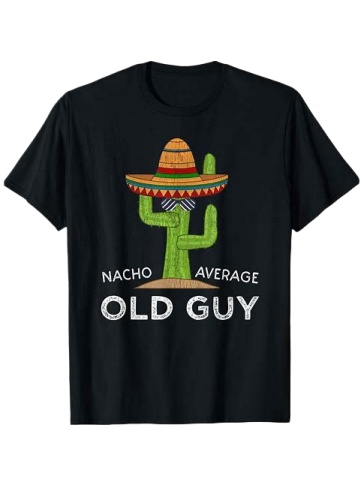 Black Cactus Sombrero Graphic T-Shirt